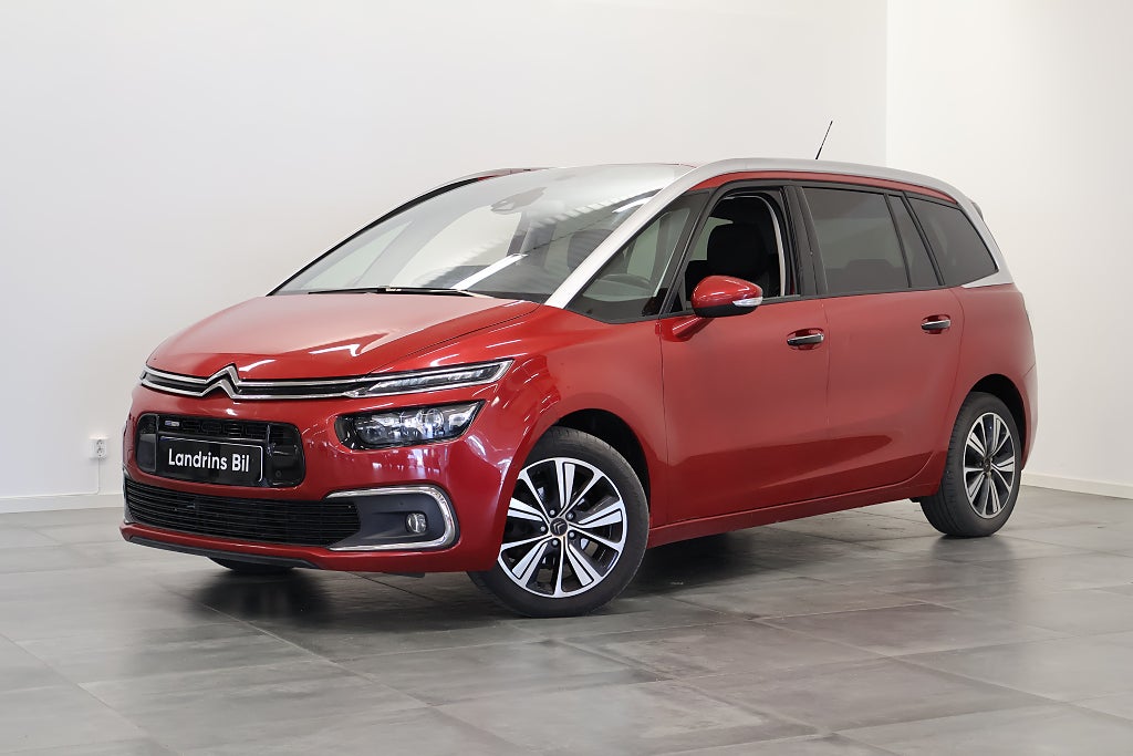 Citroën Grand C4 Picasso 1.2 e-THP Navi B-Kam V-Hjul 1 Ägare Kamrem Bytt 7-Sits