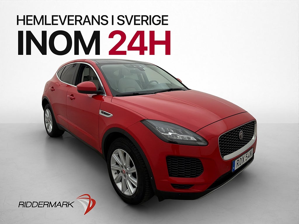 Jaguar E-Pace D150 AWD 150hk Pano D-Värmare Kamera Navi Drag