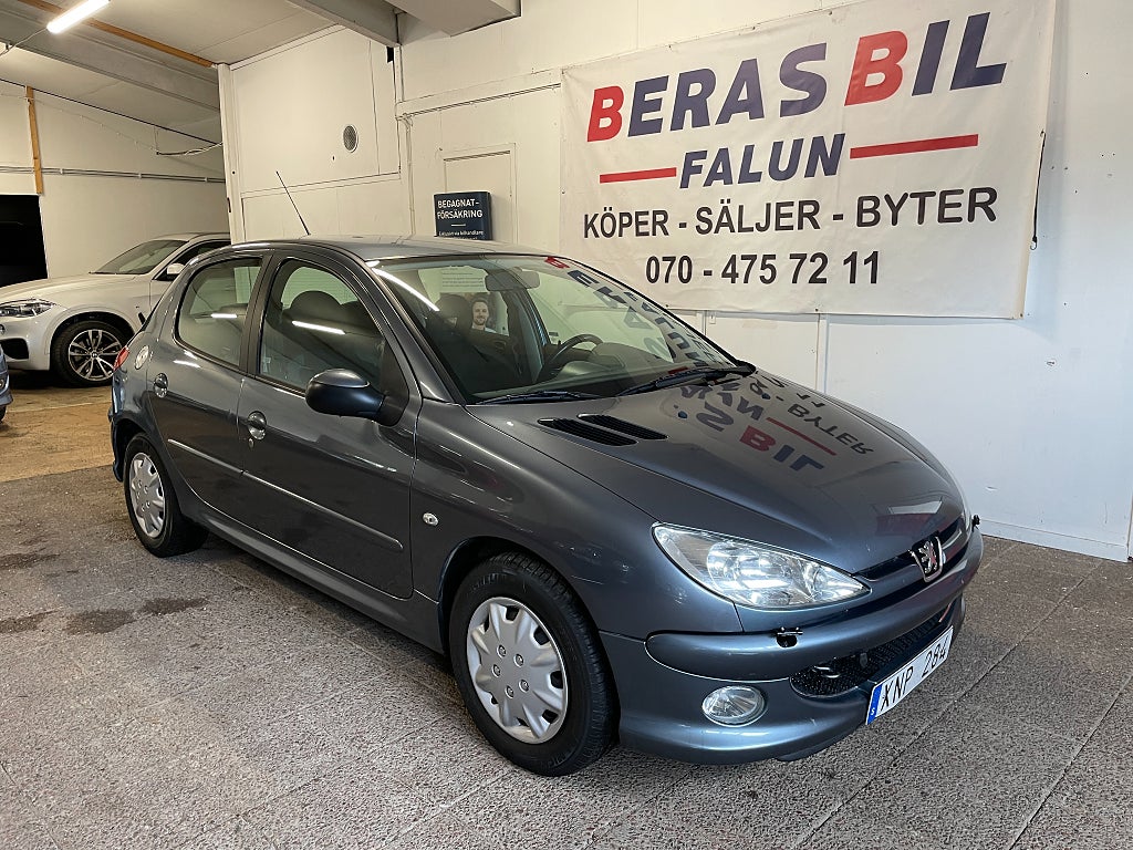 Peugeot 206 5-dörrar 1.4 XS Euro 4/Ny Servat/Låga mil
