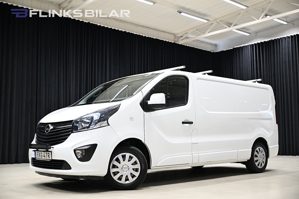 Opel Vivaro CDTi 125HK L2|Nedlackad|Inredning|Drag|Värmare|GPS|Moms