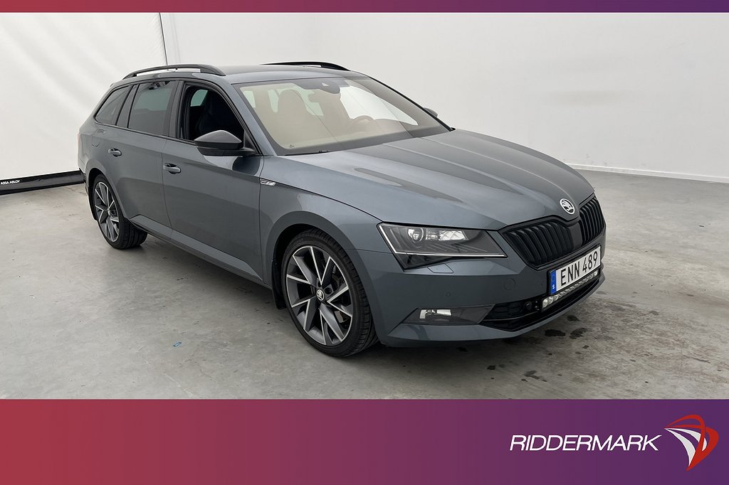 Skoda Superb TSI 4x4 280hk Sportline P-Värmare Canton Drag