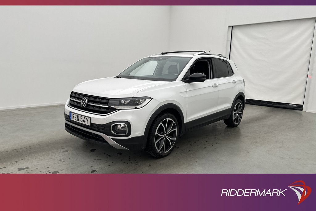 Volkswagen T-CROSS TSI 110hk GT Sensorer Adaptiv-Fart Drag