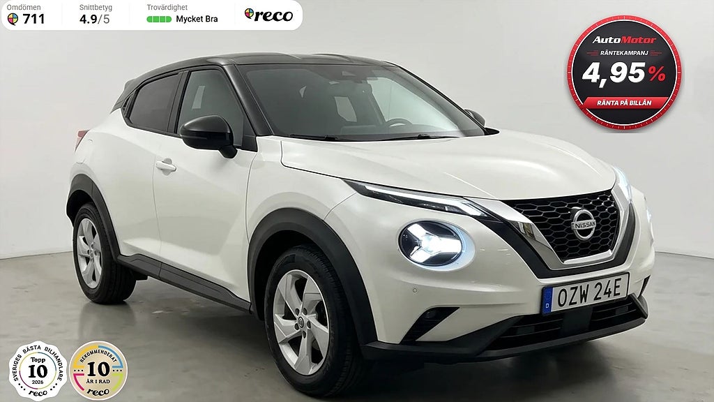 Nissan Juke Nissan Juke 1.0 Automat 114hk Backkamera/Navi