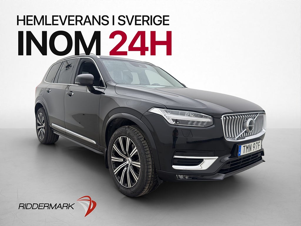 Volvo XC90 T5 AWD Inscription 7Sits P-Värm Skinn B-Kam 4-Zon