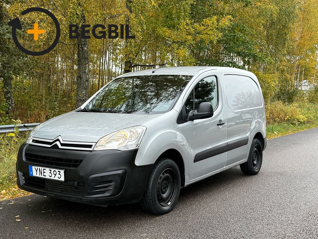 Citroën Berlingo Van 1.6 BlueHDi 3-Sits I leasbar I Lågmil I Dragkrok I Årskatt 1