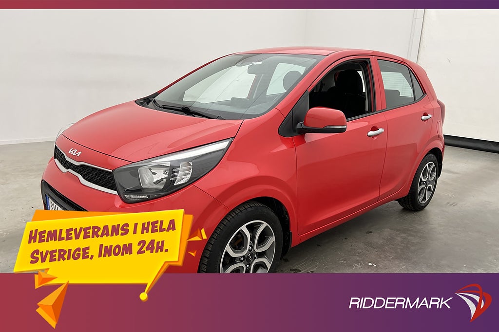 Kia Picanto 1.0 MPI 67hk Advance Kamera CarPlay Rattvärme