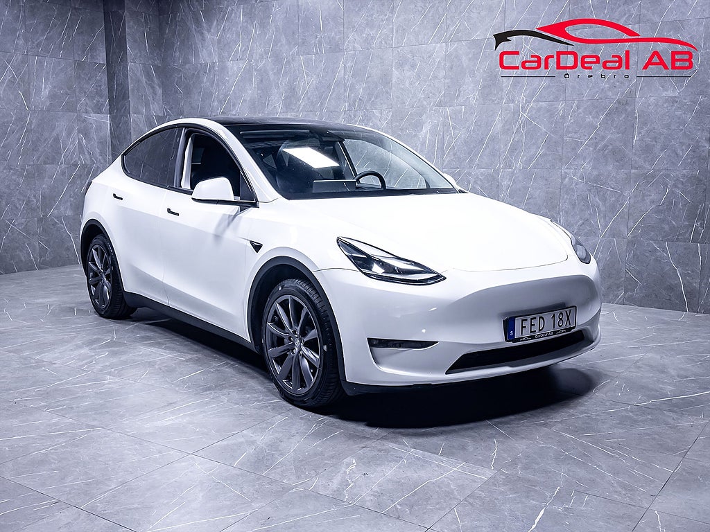 Tesla Model Y Long Range AWD 514hk Värmepump Drag MOMS