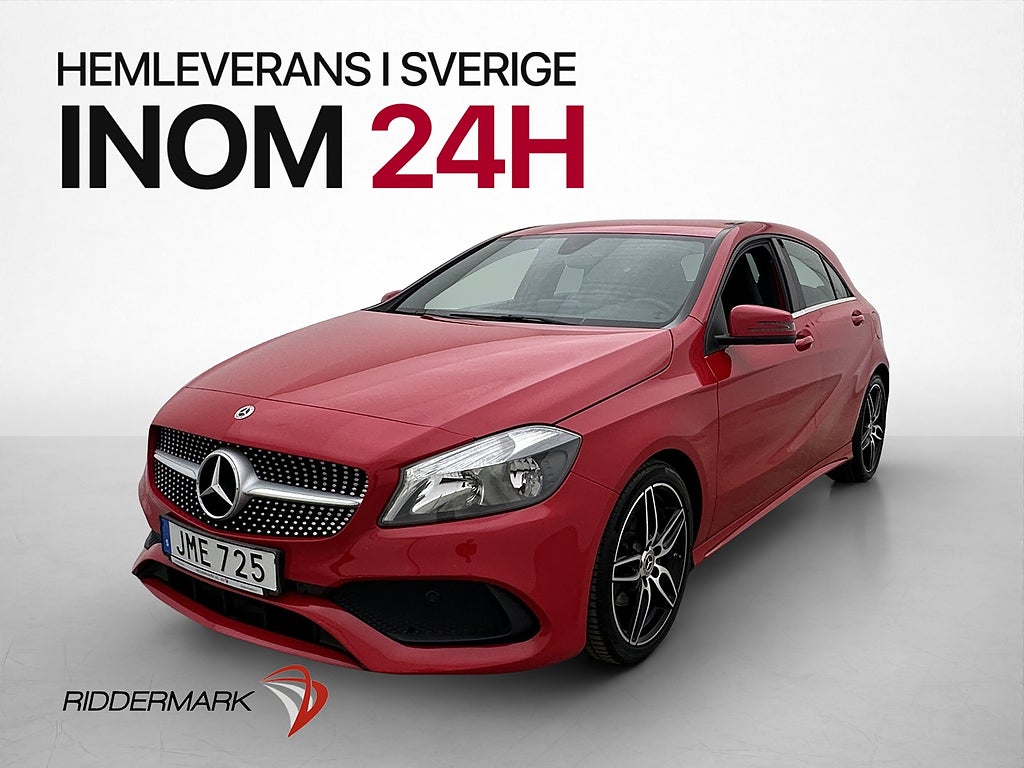 Mercedes-Benz A 180 122hk AMG Sport Kamera CarPlay