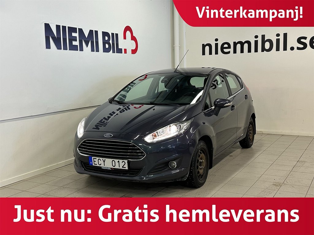 Ford Fiesta 5-dörrar 1.0 80hk S&V-hjul 1 brukare