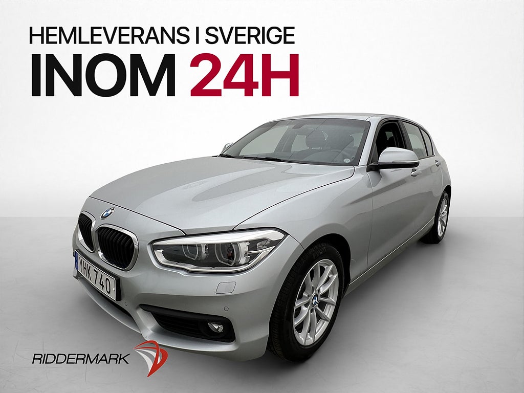 BMW 118I 136hk 1 Brukare Farthållare P-Sensorer 470kr Skatt