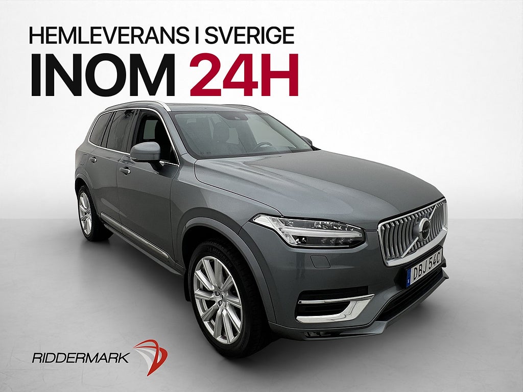Volvo XC90 T5 250hk AWD Inscription 7-Sits Pano Värmare Drag