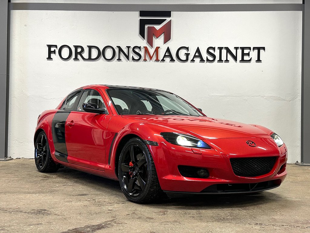 Mazda RX-8 1.3 RENESIS, Sportavgas, Sv-såld, 231Hk