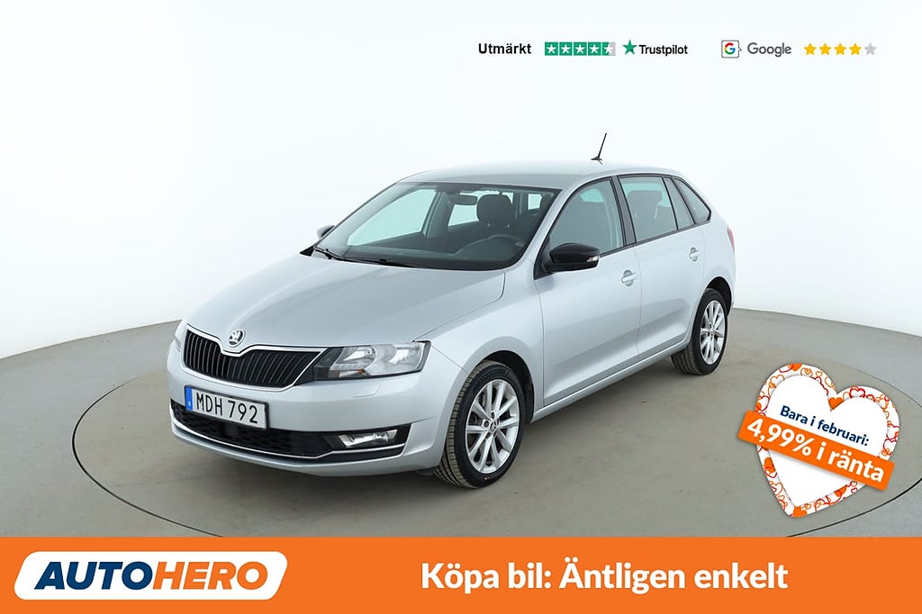 Skoda Rapid Spaceback 1.0 TSI / PDC, Förarassistans