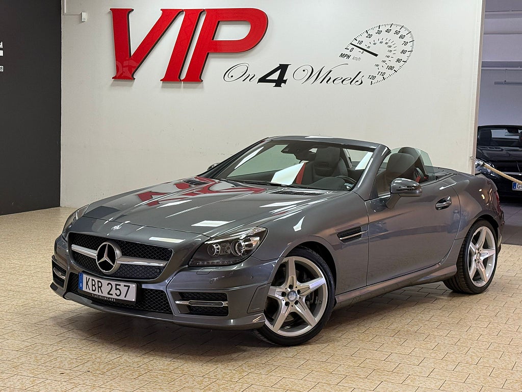 Mercedes-Benz SLK 200 (184hk)9G-Tronic Glastak GPS Sv-Såld AMG-Sport 