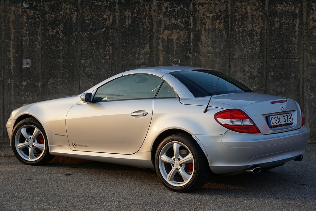 Mercedes-Benz SLK 200 Kompressor 163hk Cabriolet|Låga Mil|2-Ägare|