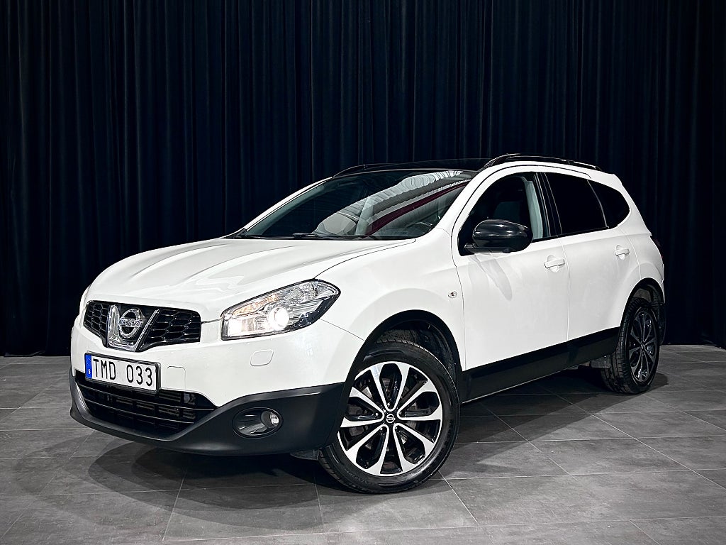 Nissan Qashqai+2 1.6 dCi 7-sits PANO DRAG 360-KAMERA M-VÄRM SKINN GPS