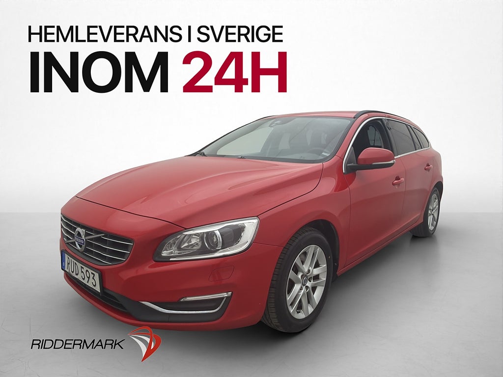 Volvo V60 D4 190hk AWD Momentum Värmare Dragkrok