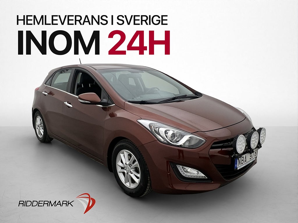 Hyundai i30 1.6 CRDi Premium Kamera Rattvärme Halvskinn