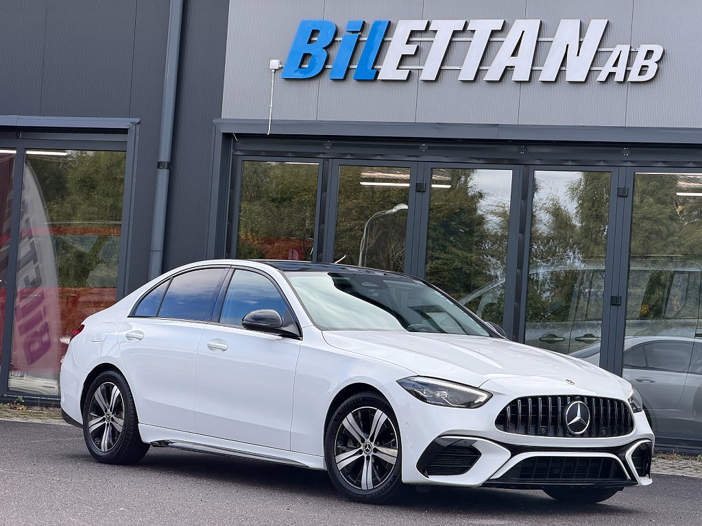 Mercedes-Benz C 200 9G-Tronic AMG C63 Paket|Värmare|Kamera|Drag|Moms