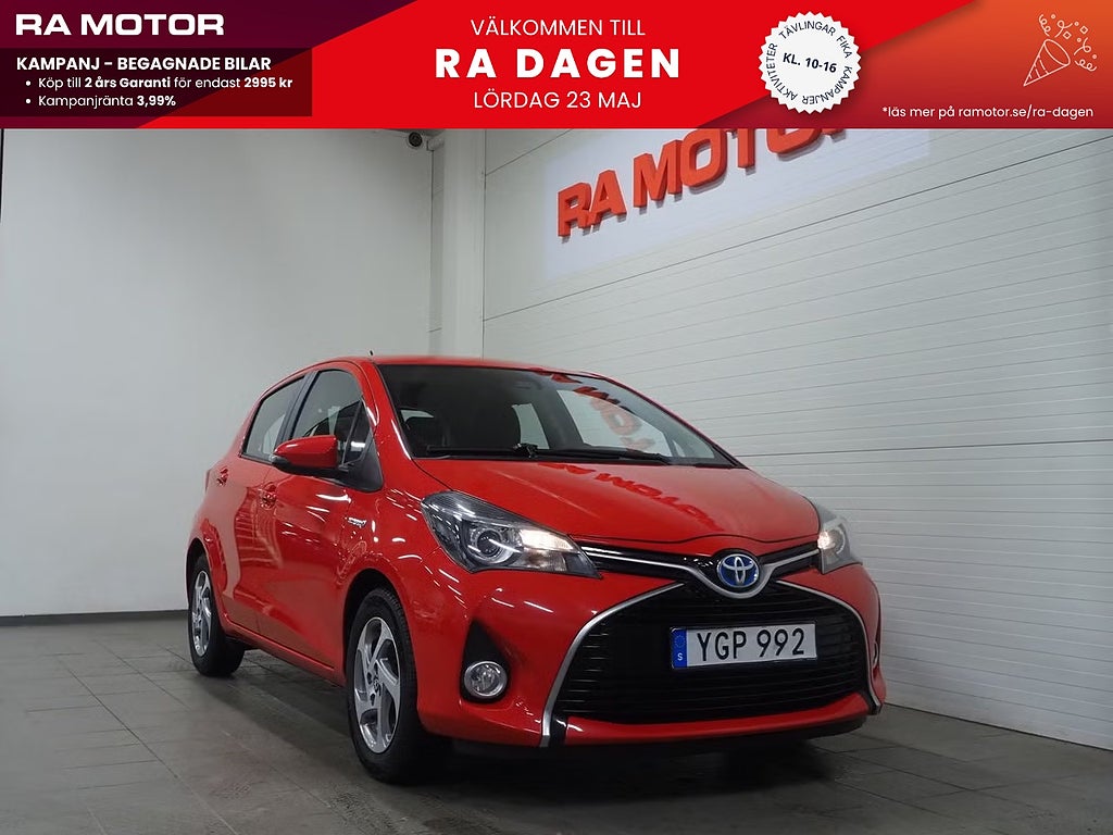 Toyota Yaris Hybrid e-CVT Edition Feel Backkamera Låga mil 2016
