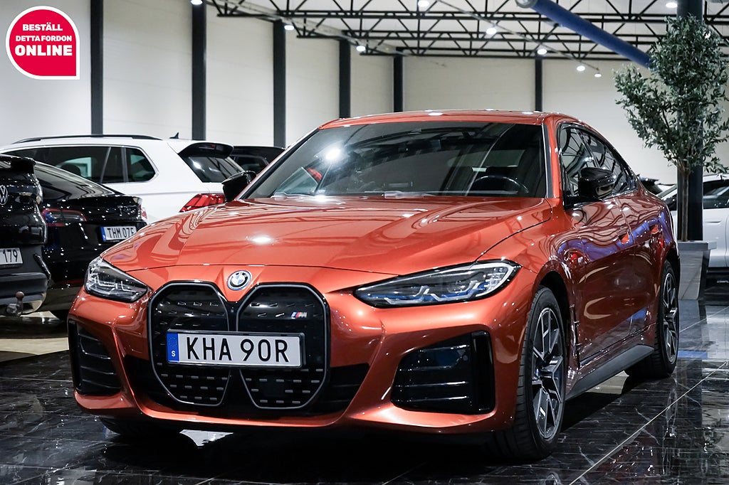 BMW i4 M50 xDrive Gran Coupé M Sport 544HK Drag 360Kam