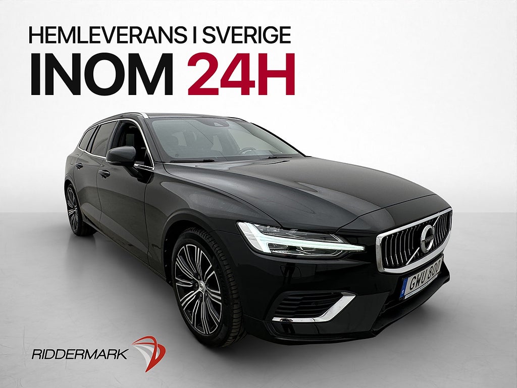 Volvo V60 Recharge T6 AWD VOC Värmare Kamera CarPlay Drag