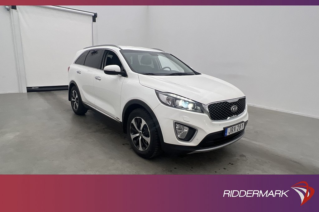 Kia Sorento AWD 200hk Business 7-Sits P-sensorer Skinn Drag