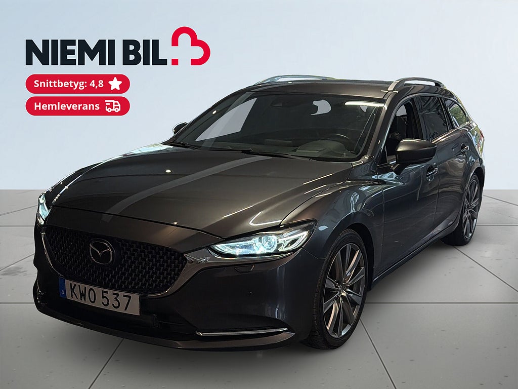 Mazda 6 Wagon 2.2 AWD Aut Optimum Signature 360/Bose/Drag/Skinn
