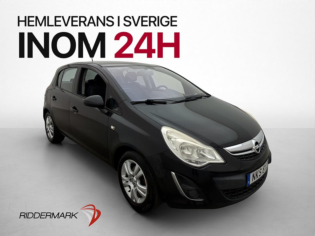 Opel Corsa 1.4 100hk Enjoy Sensorer Farthållare Två-Brukare