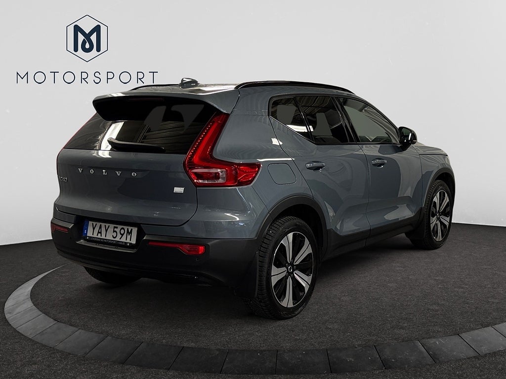 Volvo XC40 Recharge T4 211hk Plus Dark Drag 360-Kamera Elstolar bild 9