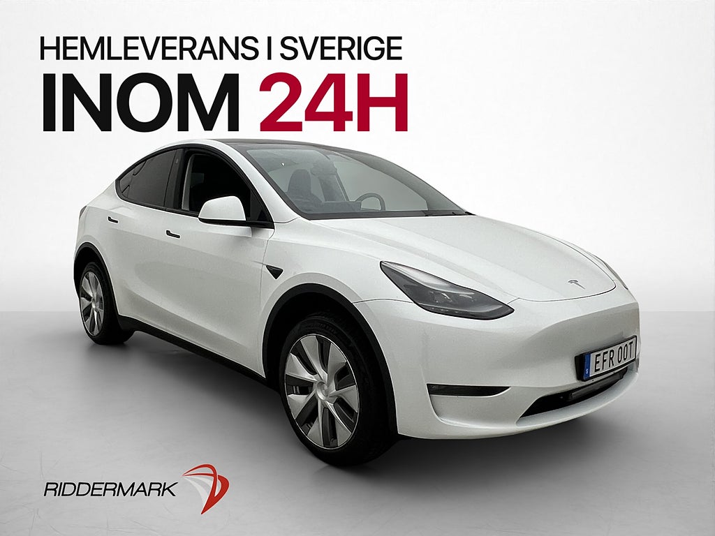 Tesla Model Y Long Range AWD Dragkrok Svensksåld MOMS
