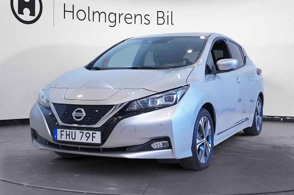 Nissan Leaf N-Connecta My21 40 kWh Led, 360 Kamera, Navigation, Rattvärme |