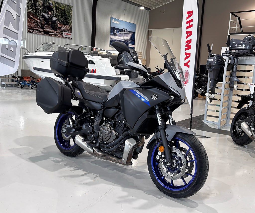 Yamaha Tracer 7 GT Sänkt, Låga mil, Toppbox, Sidoväskor