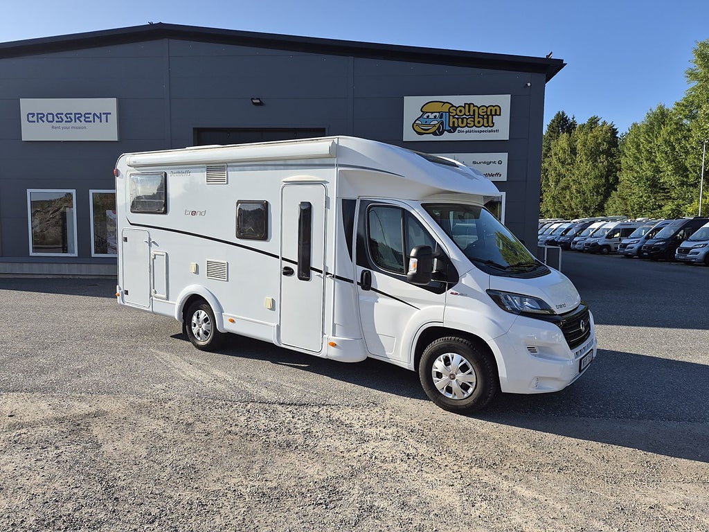 Dethleffs Trend T 6617 dragkrok, dubbla AC, taksäng, 150 hk, fin