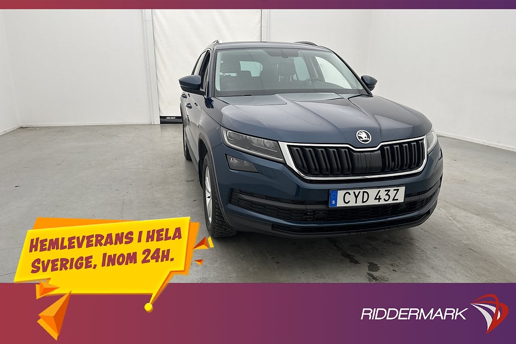 Skoda Kodiaq 2.0 TDI 190hk 4x4 Kamera Canton Värmare Drag