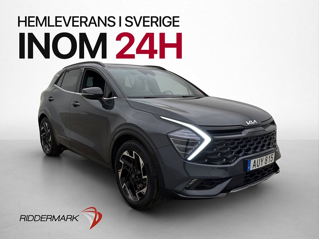 Kia Sportage PHEV AWD 265hk GT-Line Pano H/K Drag  360° MOMS