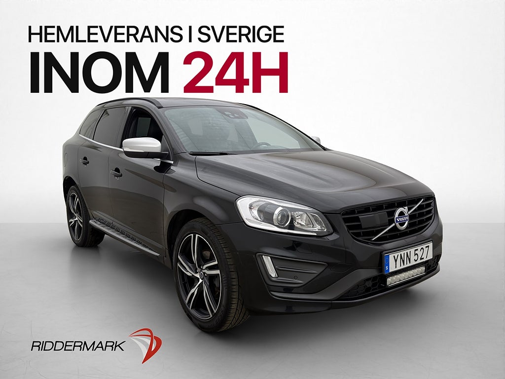 Volvo XC60 Polestar D4 AWD R-Design Pano H/K Värmare Kamera