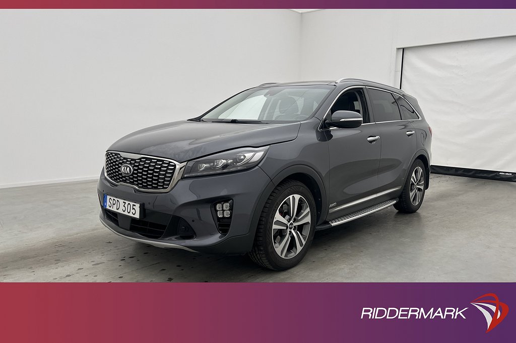 Kia Sorento AWD 200hk GT-Line 7-Sit Pano Värm H/K Kamera