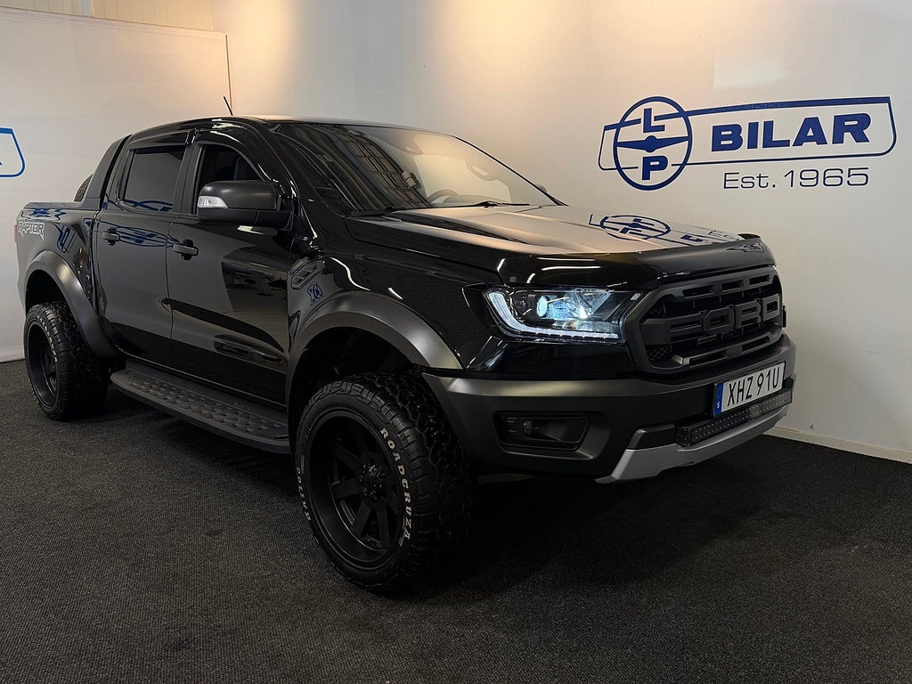 Ford ranger Raptor AWD 213hk/ Vhjul/ Värmare/ Drag/ LED/ Fullservad