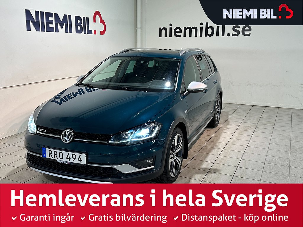 Volkswagen Golf Alltrack AWD Pano Pvärm Kamera Drag GPS SoV