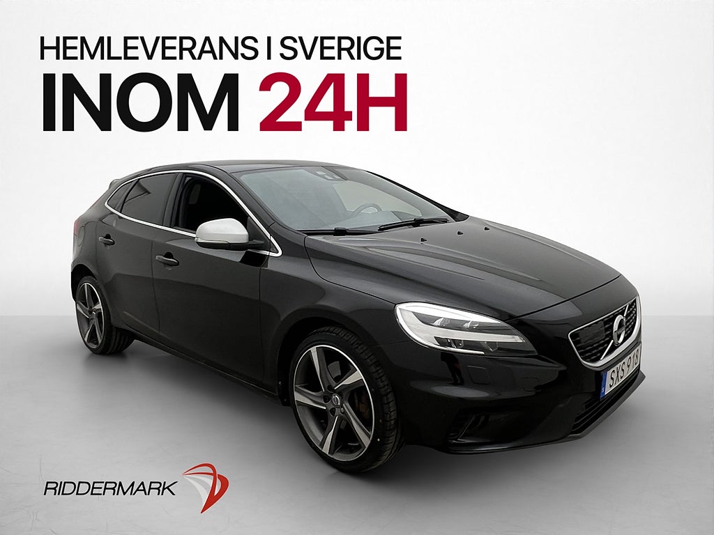 Volvo V40 D3 R-Design VOC Värmare Kamera BLIS Elstol Drag