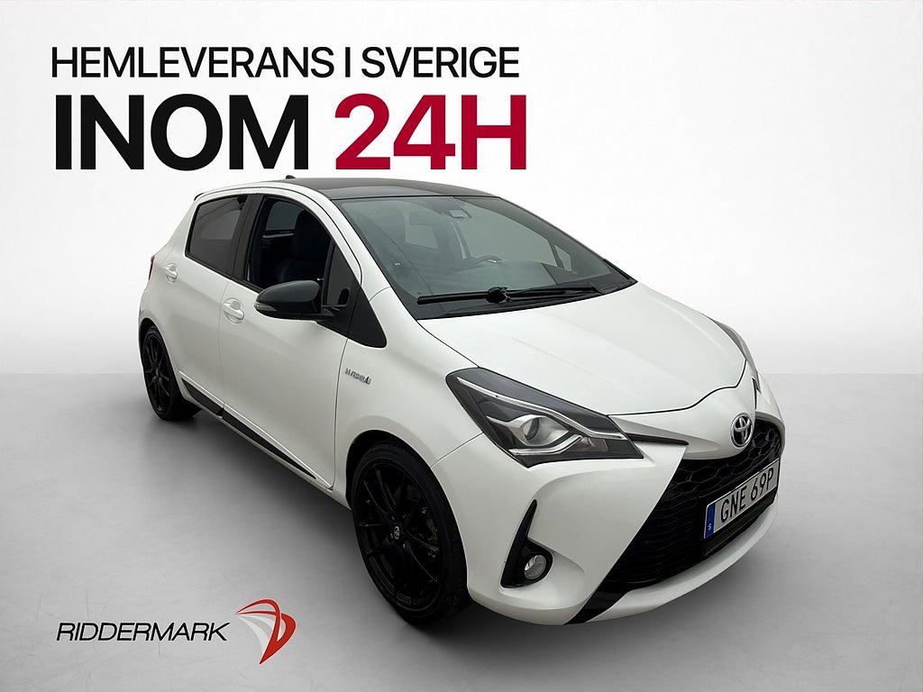 Toyota Yaris Hybrid 101hk GR Sport Kamera Halvskinn