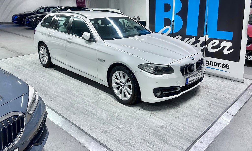 BMW 520d Touring 190hk Steptronic, Skinn, Drag Euro 6