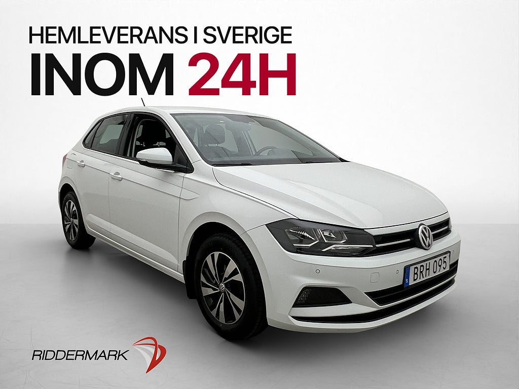 Volkswagen Polo 1.0 TSI 95hk Base Sensorer Farthållare BT