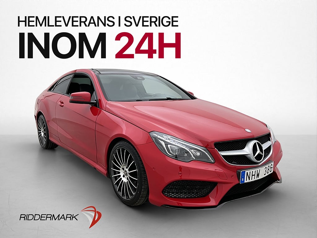 Mercedes-Benz E 220 AMG Panorama Skinn P-Sensorer Bluetooth