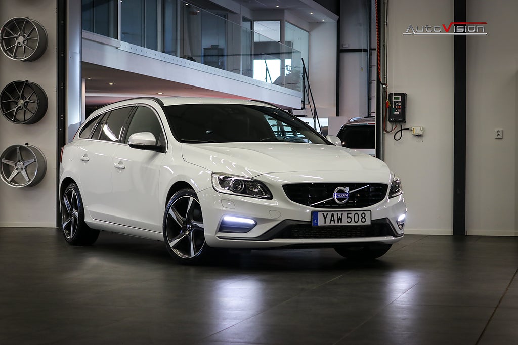 Volvo V60 D4 POLESTAR Geartronic 190hk R-Design | ELSTOL NAVI 18"