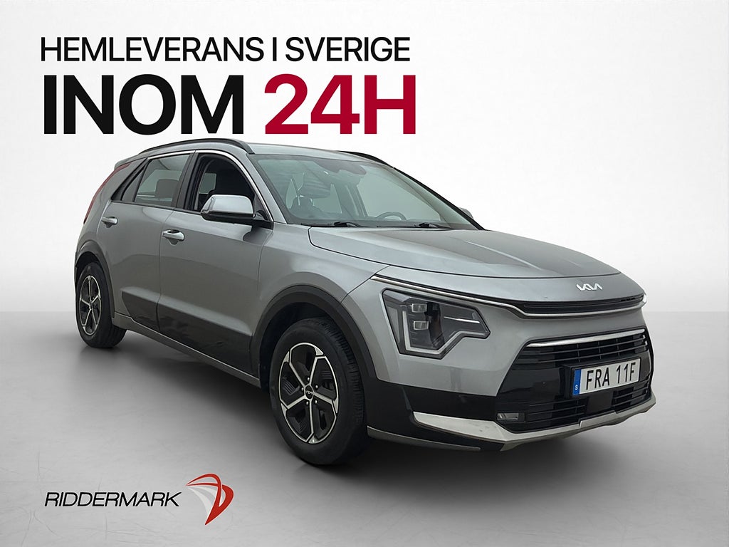 Kia Niro Hybrid 141hk Cockpit Kamera Navi CarPlay Rattvärme