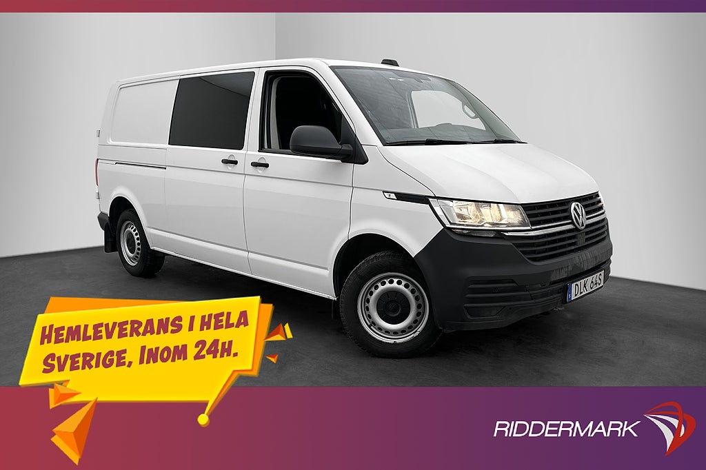 Volkswagen Transporter Kombi Värm Drag CARPLAY B-Kamera Moms