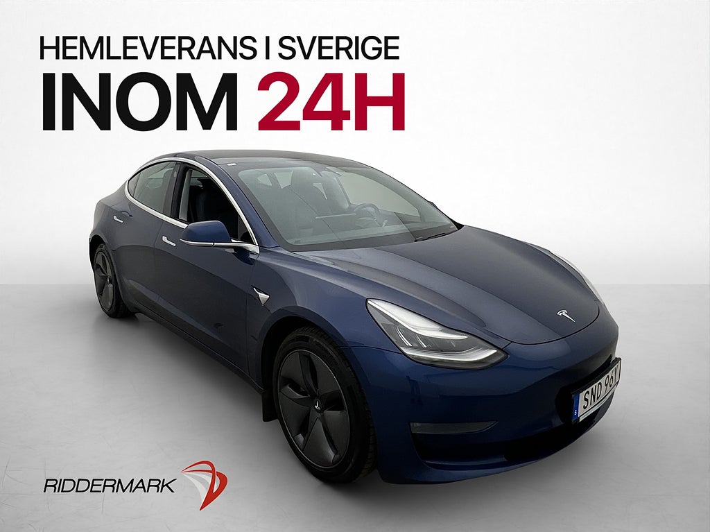 Tesla Model 3 Long Range AWD, 440hk, 2019