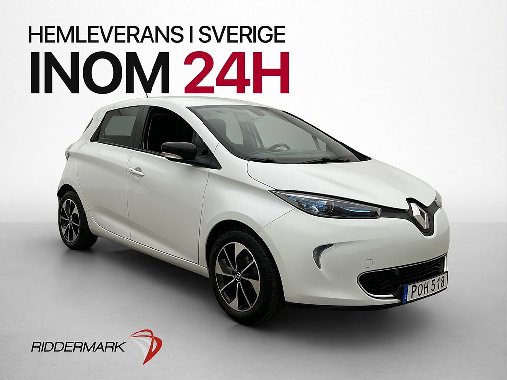 Renault Zoe R90 41 kWh Batteriköp Kamera Kupévärmare